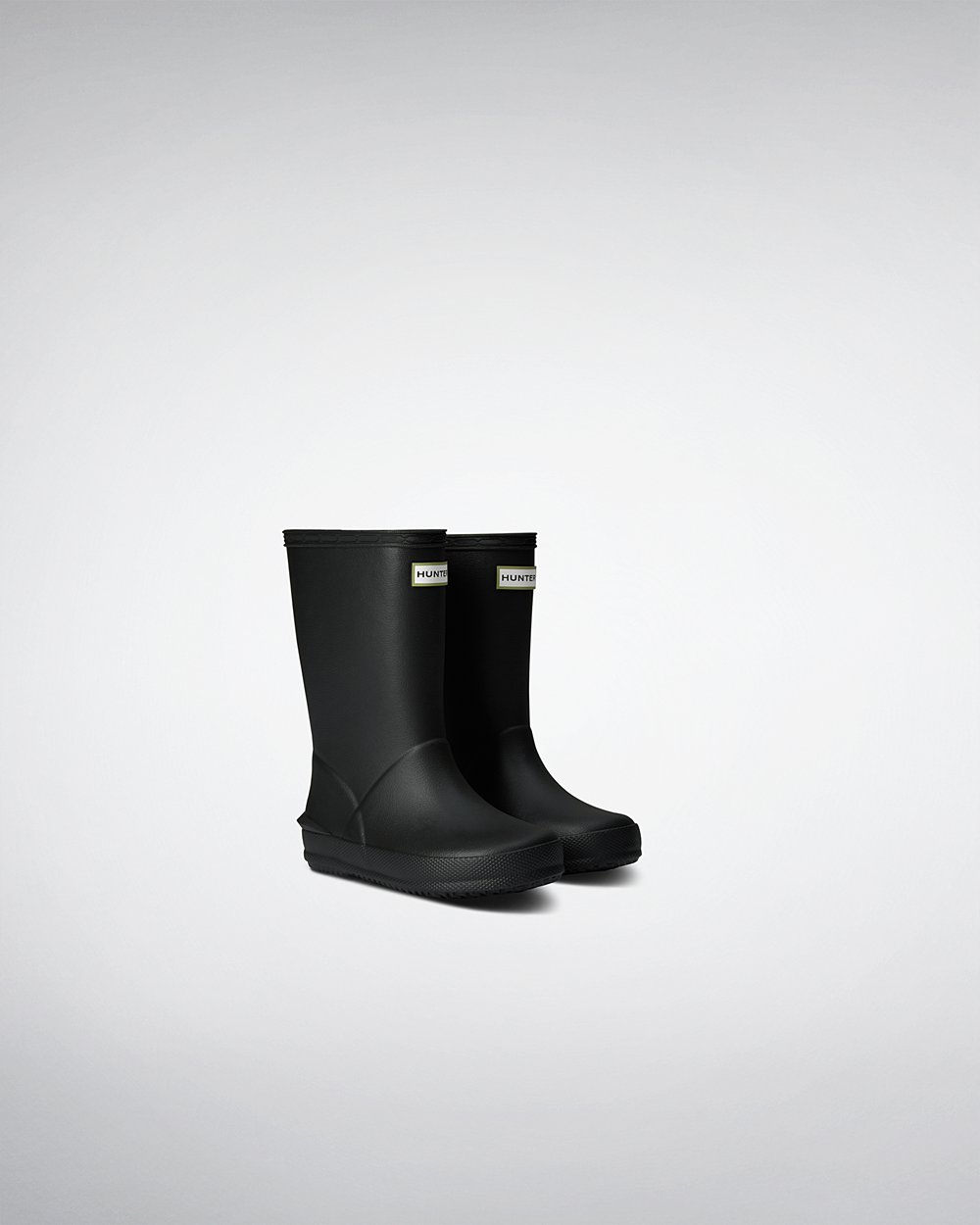 Kids Hunter First Norris | Rain Boots Black | NZ-23071-SJDT